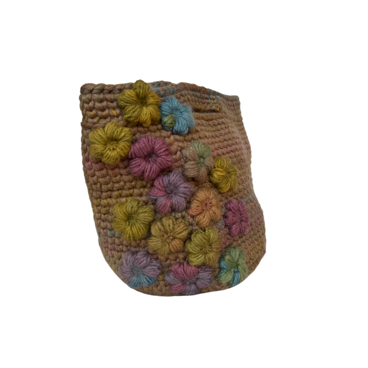 Medium Earthy Floral Bag