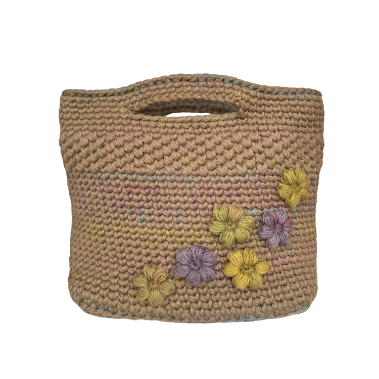Large Earthy Floral Bag