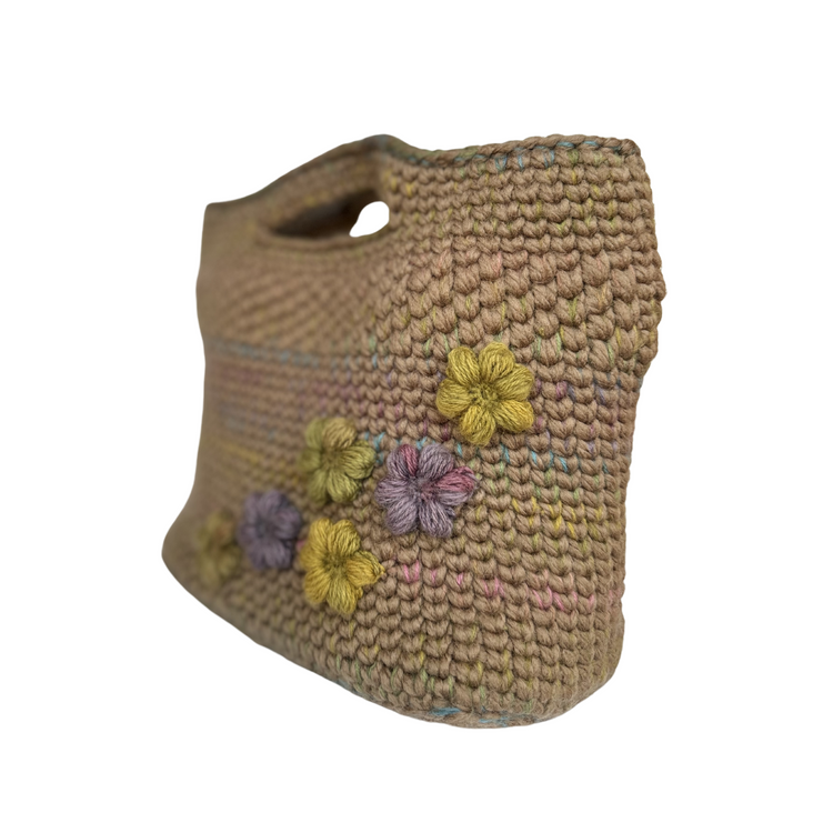 Large Earthy Floral Bag