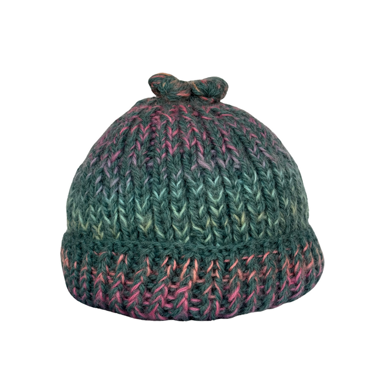 Blue Multi-Colored Beanie