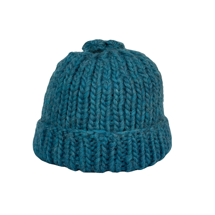 Blue Chunky Beanie