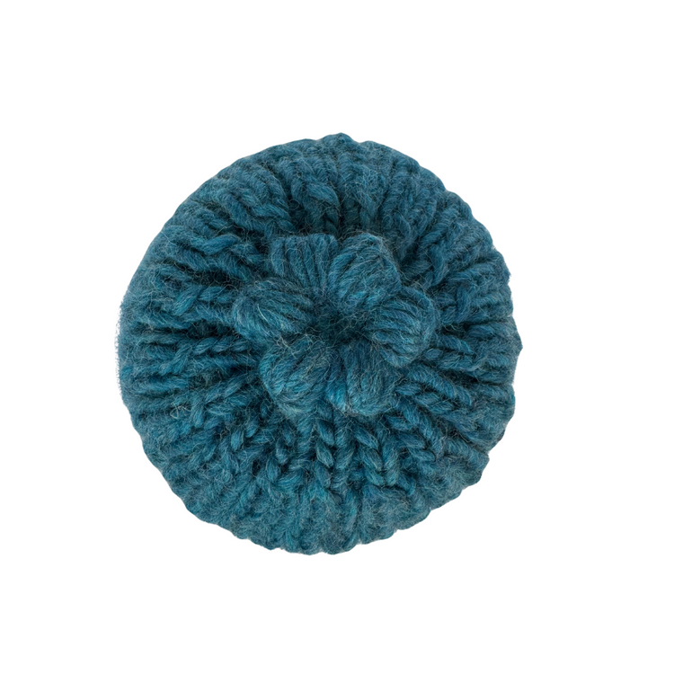 Blue Chunky Beanie