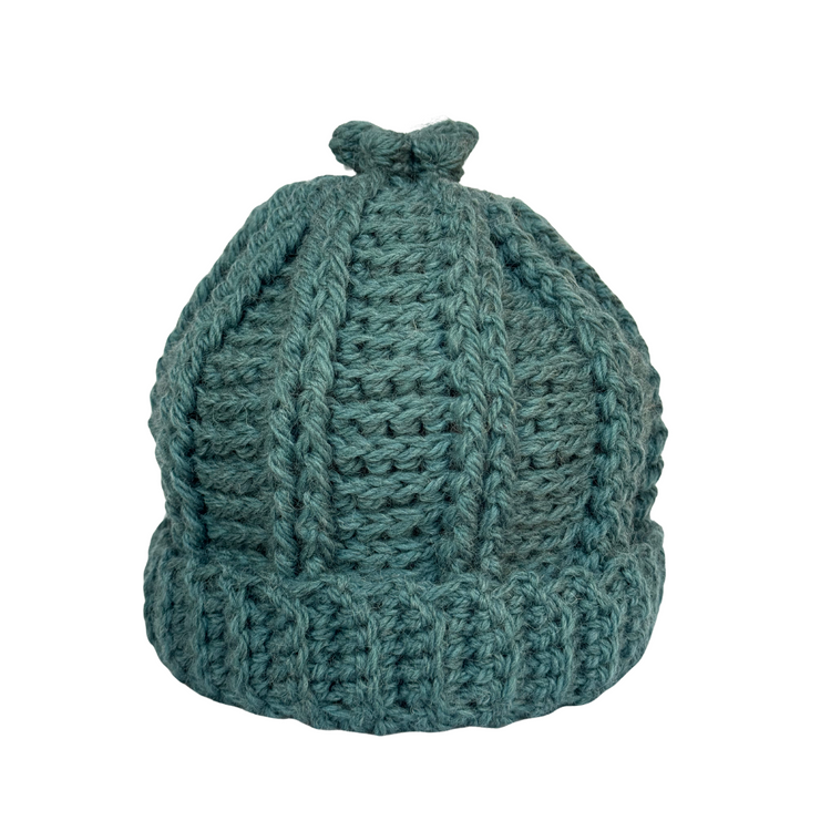 Blue Crochet Beanie