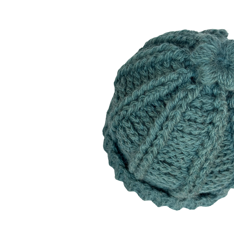 Blue Crochet Beanie