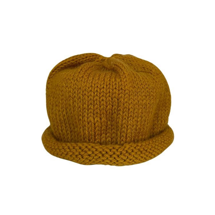 Vibrant Golden Brown Beanie