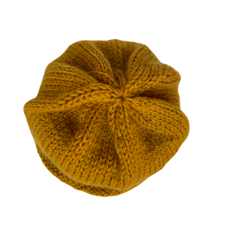 Vibrant Golden Brown Beanie
