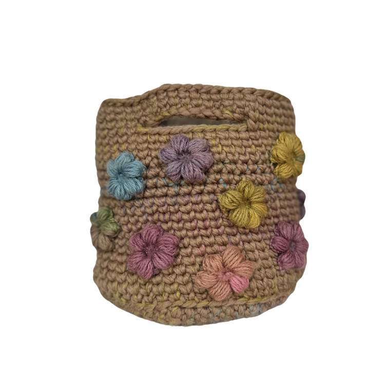 Small Earthy Floral Bag