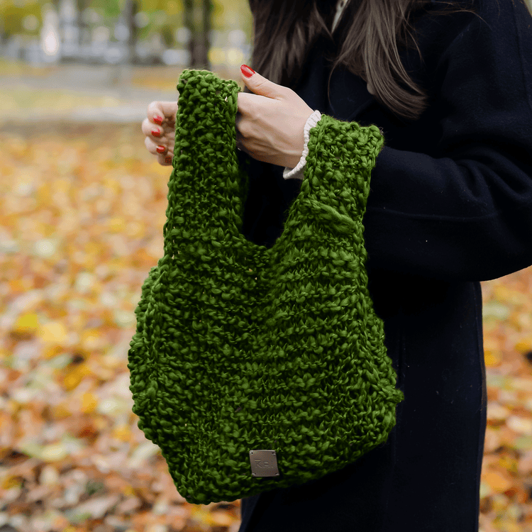 Japanese Knot Knitted Bag