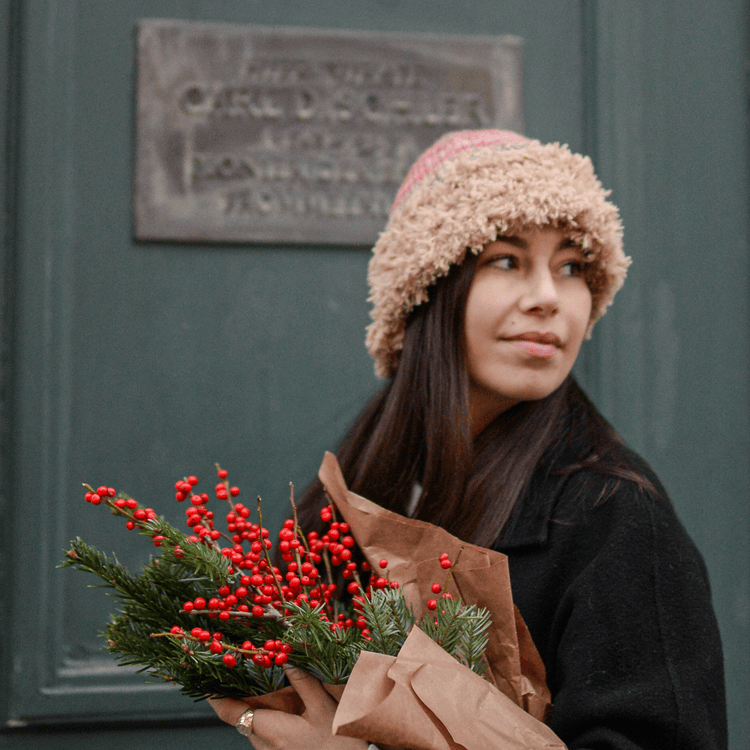 Teddy Brimmed Beanie