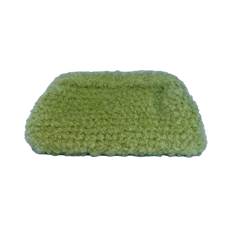Pastel Green Medium Teddy Clutch