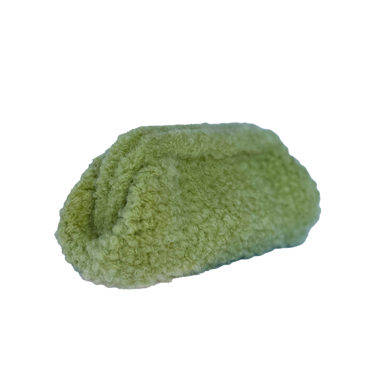 Pastel Green Medium Teddy Clutch