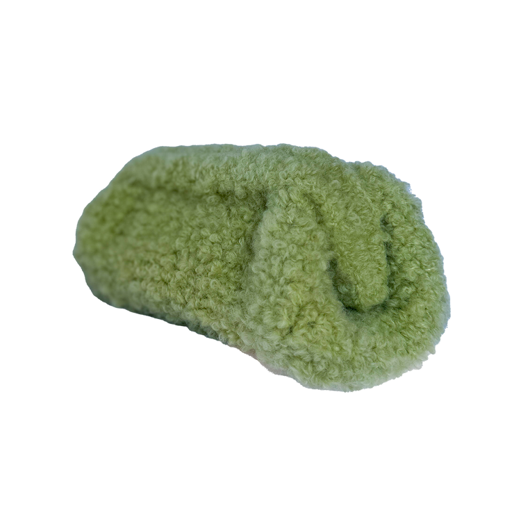 Pastel Green Medium Teddy Clutch