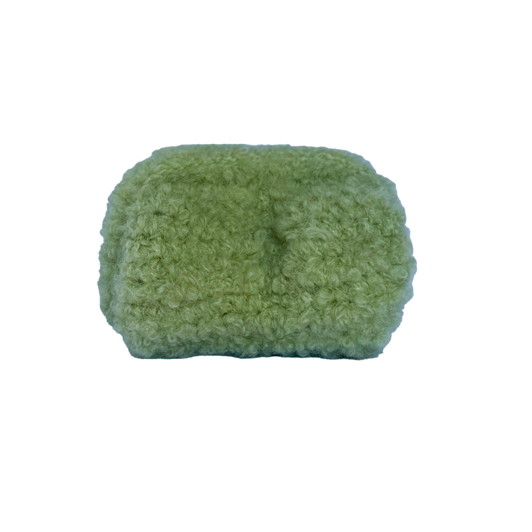Pastel Green Small Teddy Clutch