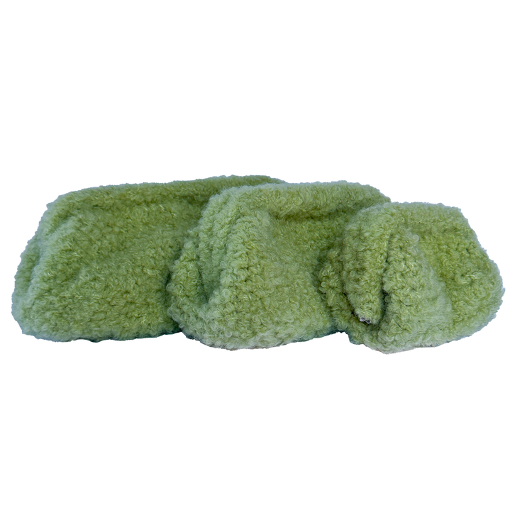 Pastel Green Small Teddy Clutch