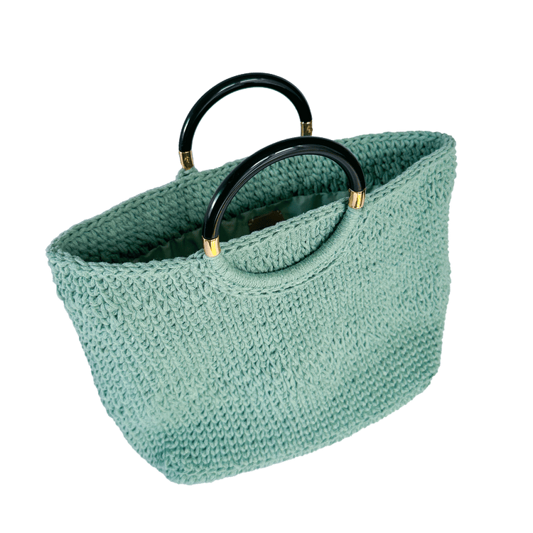 Turquoise Classic Crochet Bag
