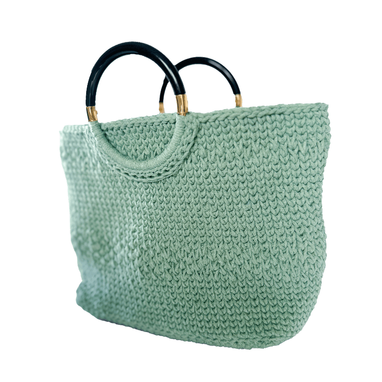Turquoise Classic Crochet Bag