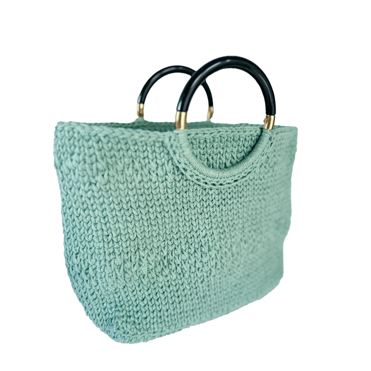 Turquoise Classic Crochet Bag