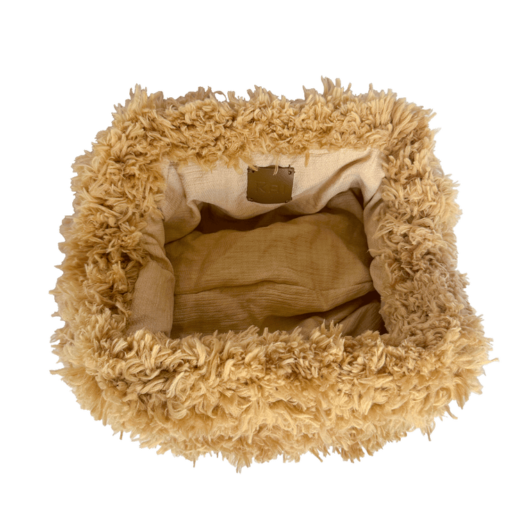 Brown Teddy Clutch