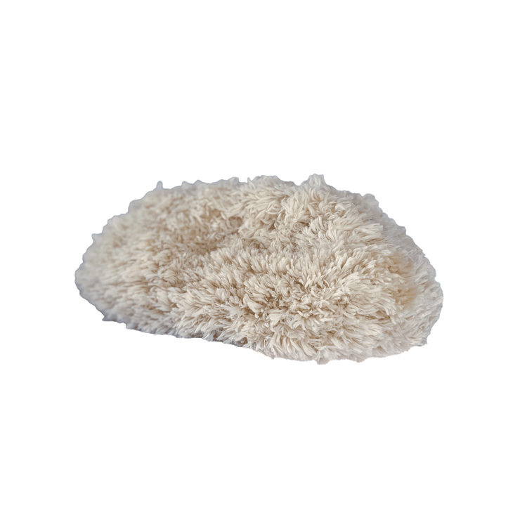 Beige Teddy Clutch
