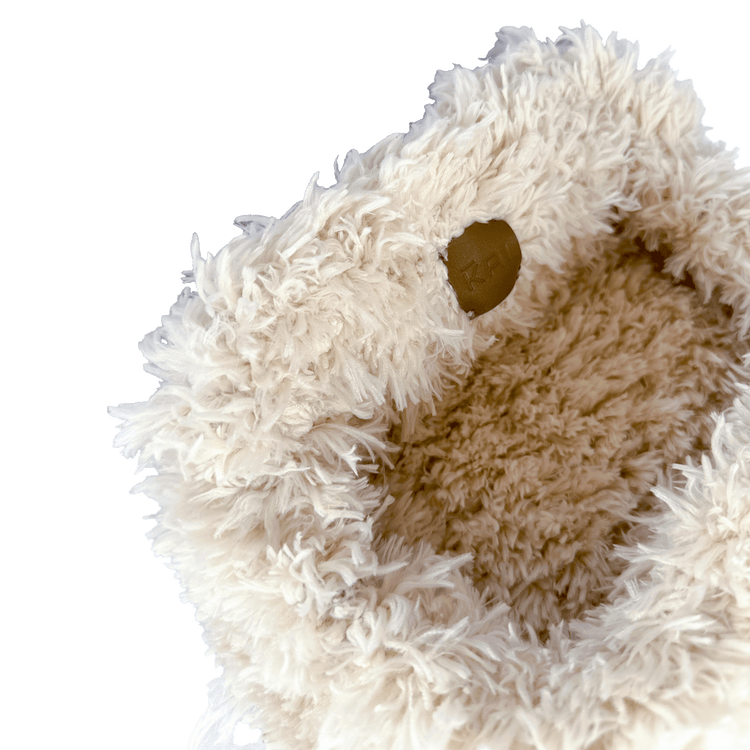 Beige Teddy Clutch