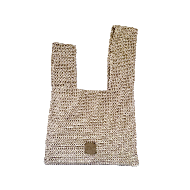 Japanese Knot Beige Bag
