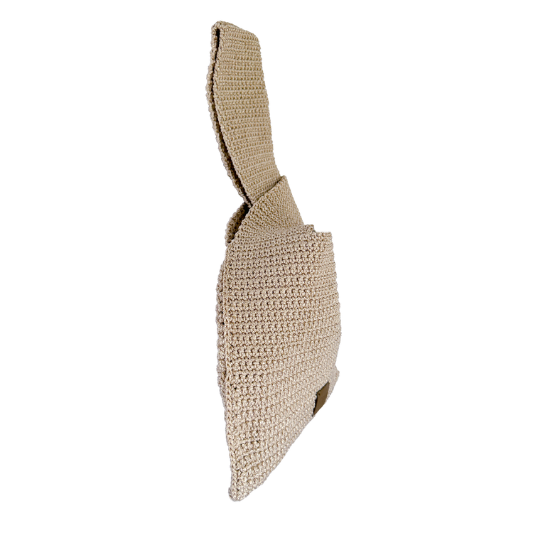 Japanese Knot Beige Bag