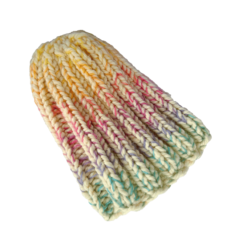 Rainbow beanie