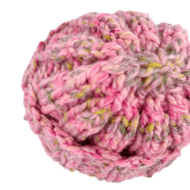 Beanie with Pastel Green Yarn