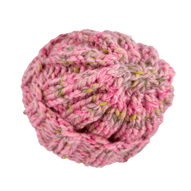 Beanie with Pastel Green Yarn