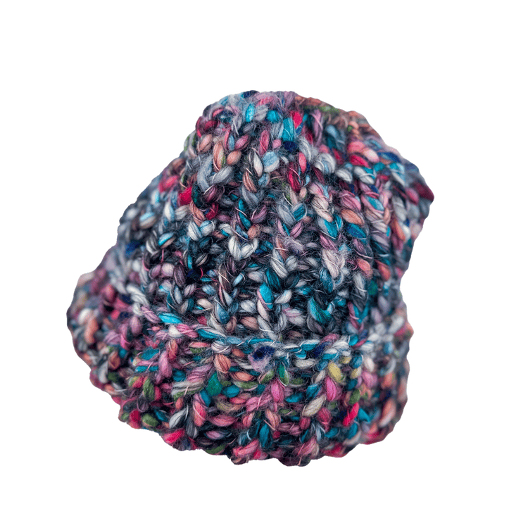 Multi-colour Merino Wool Knit Beanie