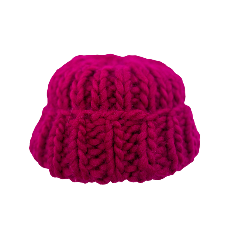 Red Chunky Beanie