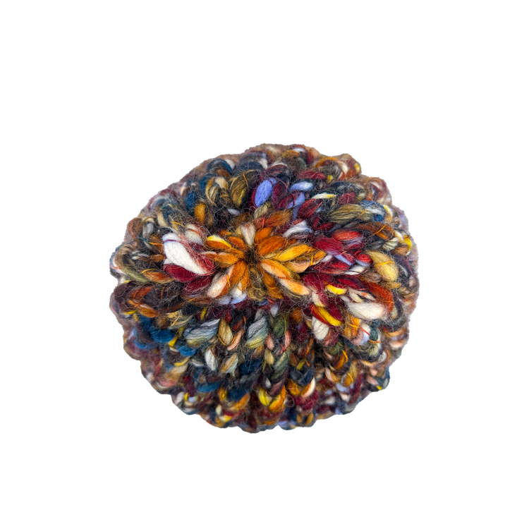 Multi-colour Merino Wool Knit Beanie