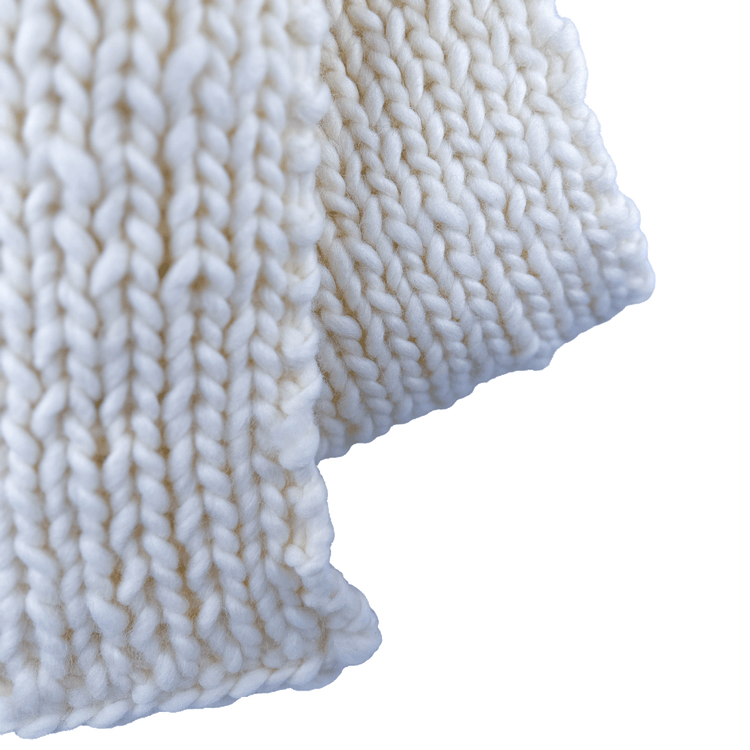 Merino Wool Knit Scarf