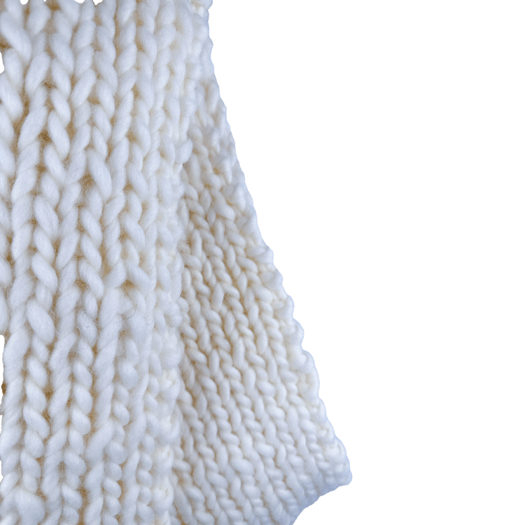 Merino Wool Knit Scarf