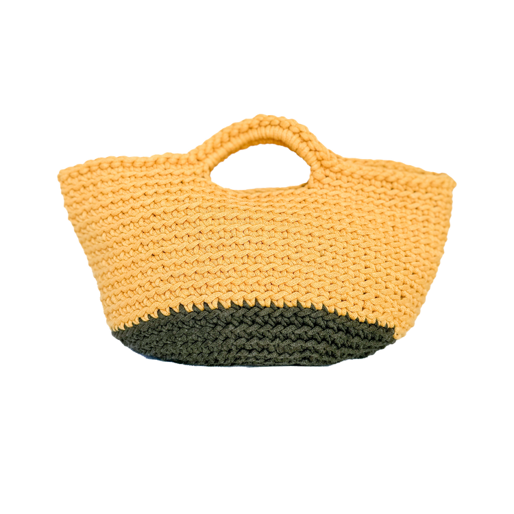 Sunshine & Meadow Crochet Tote