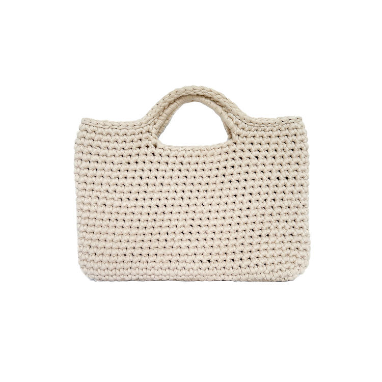Pearl white Notebook Bag