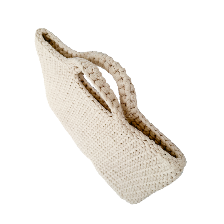 Pearl white Notebook Bag