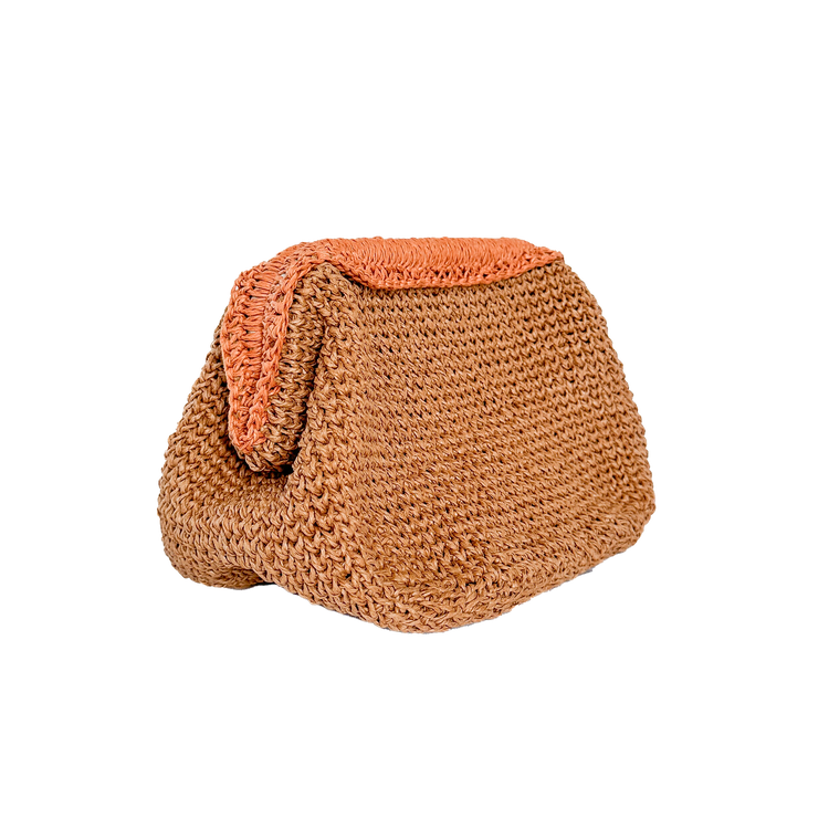 Raffia Clutch