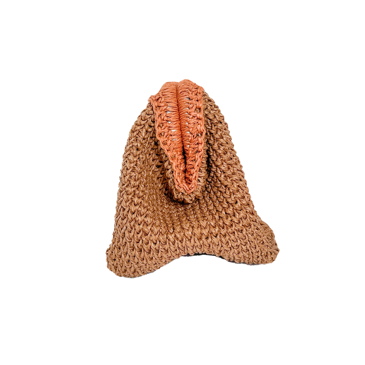 Raffia Clutch