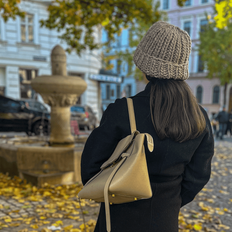 Brown Chunky Beanie